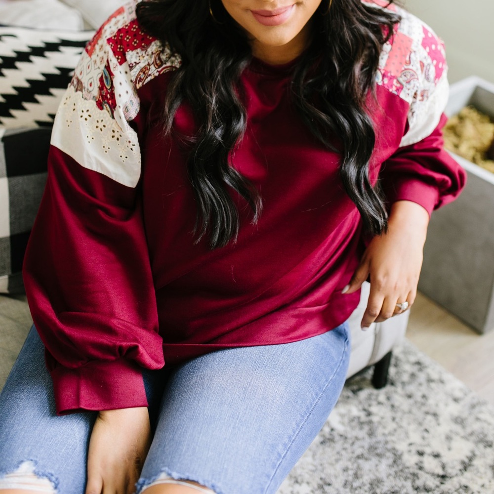 Sweet Nothings Floral Patch Top - Picture 6 of 8